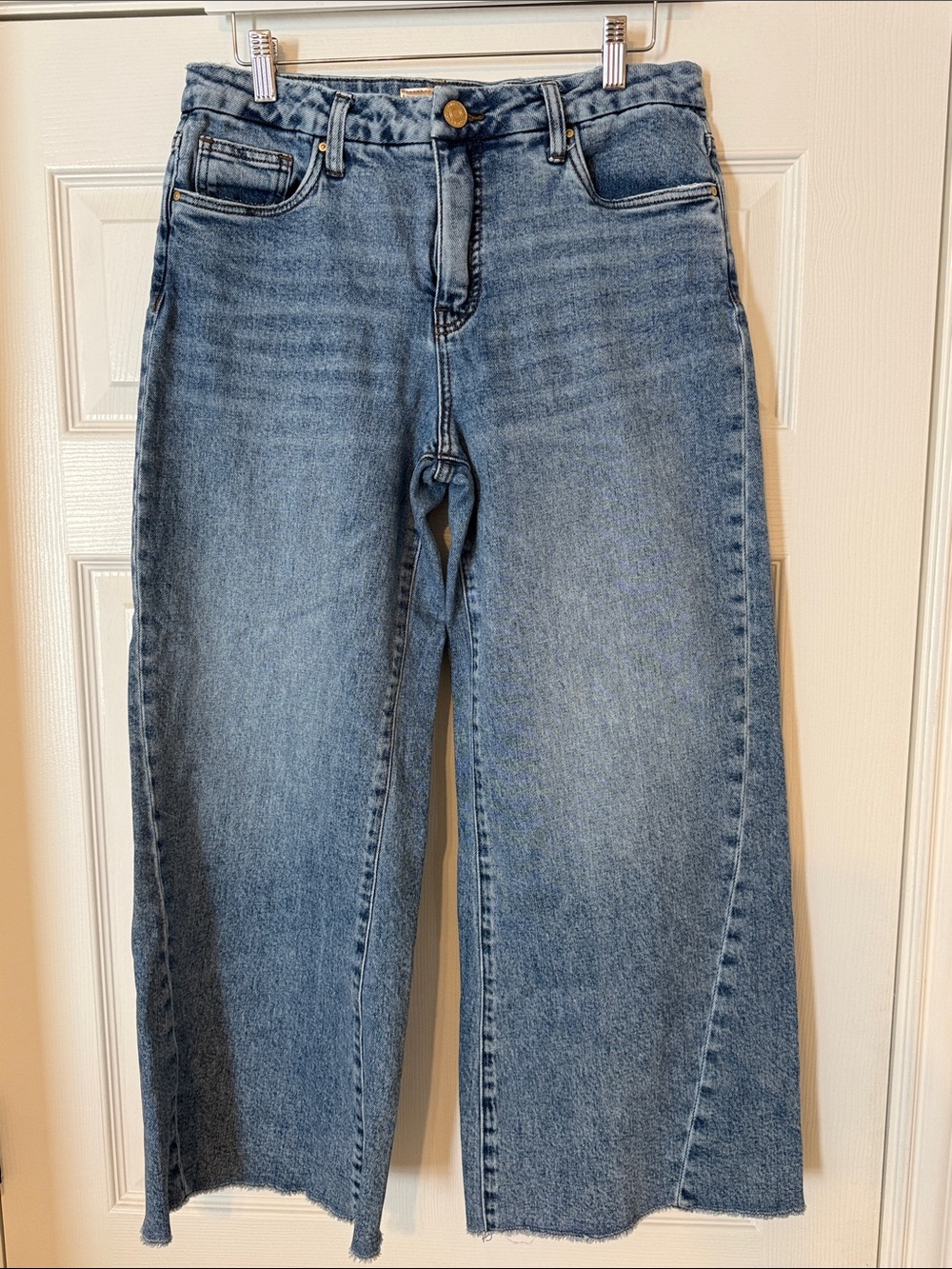 Kut from the Kloth Light Blue Wide-Leg High-Rise Jeans